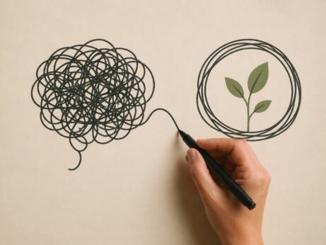 symbolické vyjádření psychoterapie jako cesty od chaosu k růstu