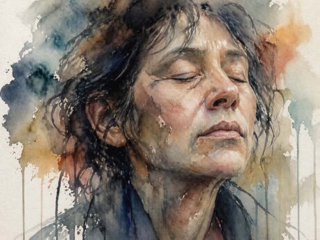 zasněná tvář jako smybol představ ve spojení s afirmací